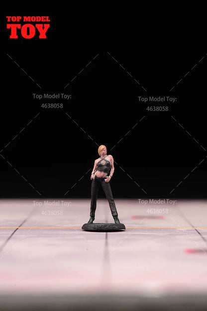 Painted Miniatures 1/64 Paul Walker Gal Gadot Vin Diesel Mini Scene Props Doll Figures Model Cars Vehicles Cars Toys Gift