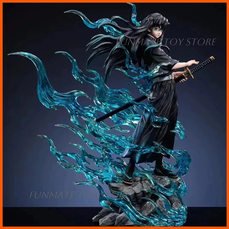 Demon Slayer Muichiro Tokito Hashira Gk Figure Resin Statue Collectible Model Desktop Decoration For Anime Collectors