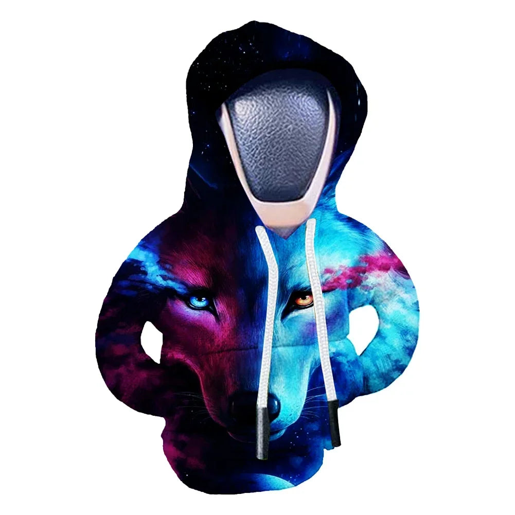 Universal Car Gear Shift Lever Cover Automotive Gear Shift Knob Sweatshirt Cover Vehicles Gear Knob Hoodies Interior Accessories