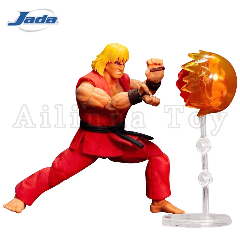 Jada Toys 1/12 6inch Action Figure Ultra Street Fighter II: The Final Challengers Ken M.Bison Dhalsim Anime Toy