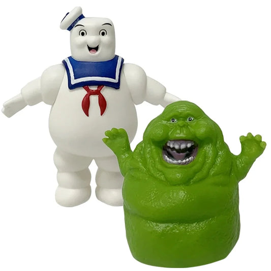 13cm Ghostbusters Anime Figure Marshmallow Ghost Action Figure Slime Green Ghost Figurine Collection Model Toy Halloween Gifts