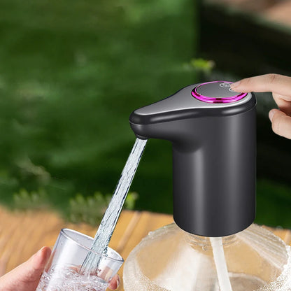 Electric Water Pump, Automatic Intelligent Household Bottled Purified Water Dispenser, USB Charging, Wireless Water Pump