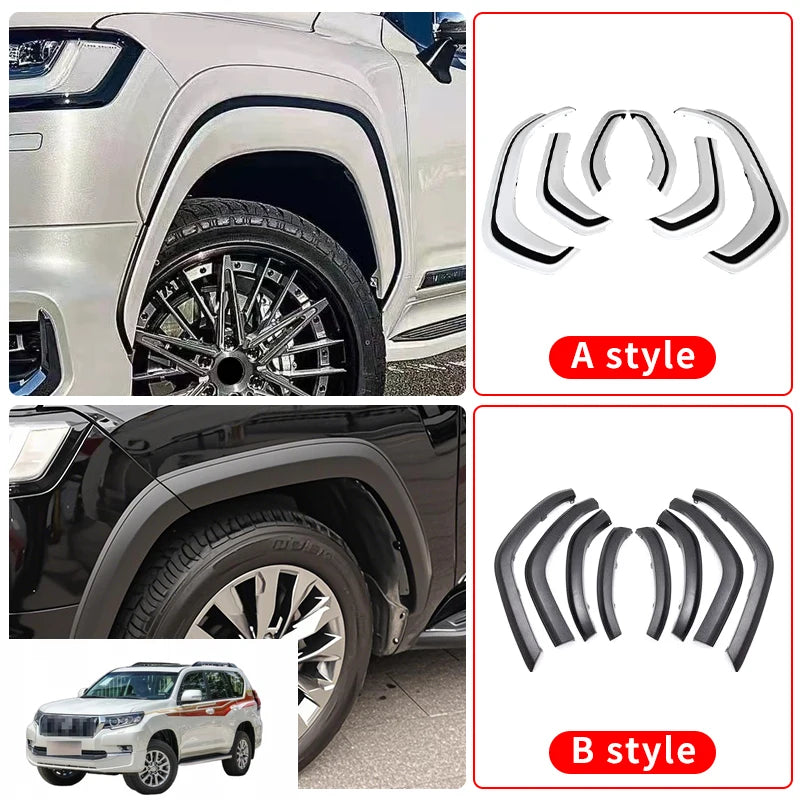 For Toyota Land Cruiser 300 2022 2023 2024 2025 Lc300 Wheel Eyebrow Wheel Flare Exterior Decoration Upgrade Accessories Body Kit