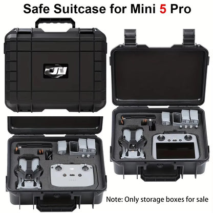 Suitable for DJI Mini 5 Pro Storage Case, Mini 5 Pro Explosion-Proof Case, Portable Hard-Shell Large Capacity Case
