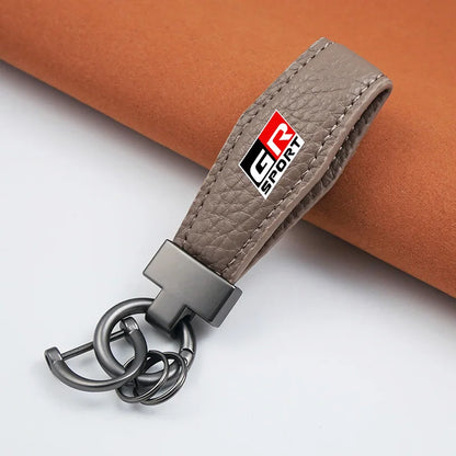 Car Key Ring Car Accessories Gift Car Keychain For Toyota GR Sport Gazoo Racing Yaris 86 Corolla Hilux Supra C-HR Accessories