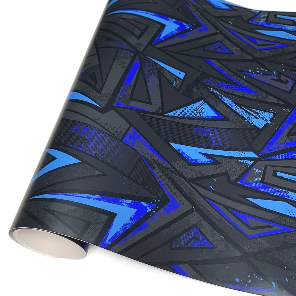 Car Adhesive Vinyl for Motorcycle Triangle Car Wrapping Film Cyberpunk Skateboards DIY Waterproof Vinyl Sticker Decals Graphics