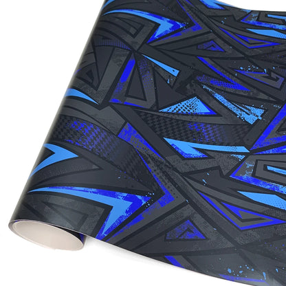 Car Adhesive Vinyl for Motorcycle Triangle Car Wrapping Film Cyberpunk Skateboards DIY Waterproof Vinyl Sticker Decals Graphics