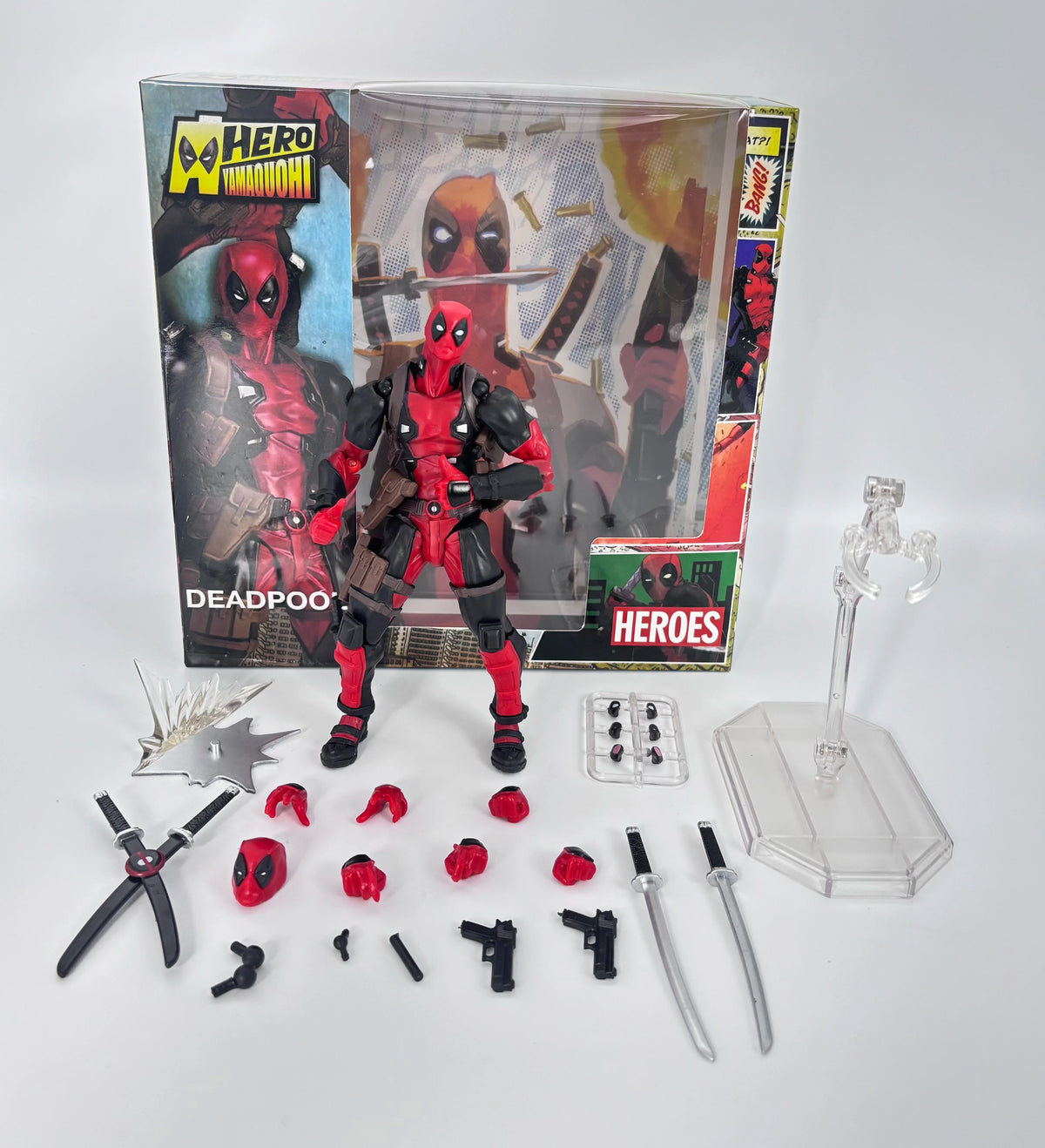 Deadpool Action Figure Model, Werewolf Spider-Man, Venom Toy, Desktop Ornament, Gift for Boys