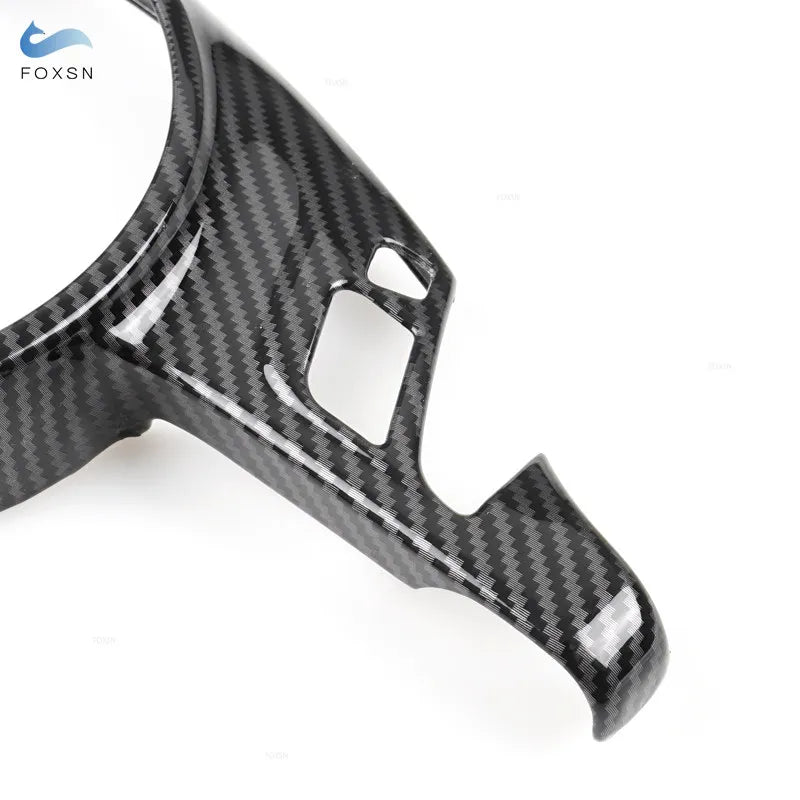 For Porsche Cayenne 2011- 2017 For Panamera 2010-2016 ABS Carbon Texture Steering Wheel Panel Frame Cover Inner Accessories Trim