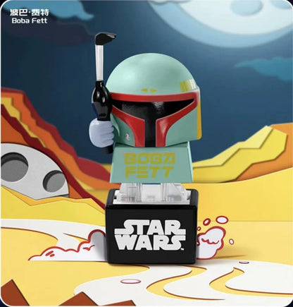 In Stock Star Wars Genuine Keycaps Blind Box Boba Darth Stirmtroopiy Luke R2 D2 C 3po Anime Figures Desktop Trendy Toys Gifts