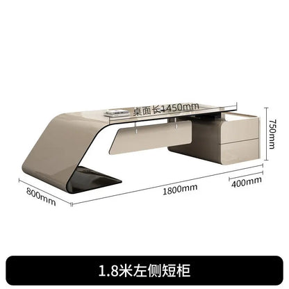 Conference Aesthetic Office Desk Reception Designer Individual Office Desk Executive Entertainment Ufficio Trendy Furniture