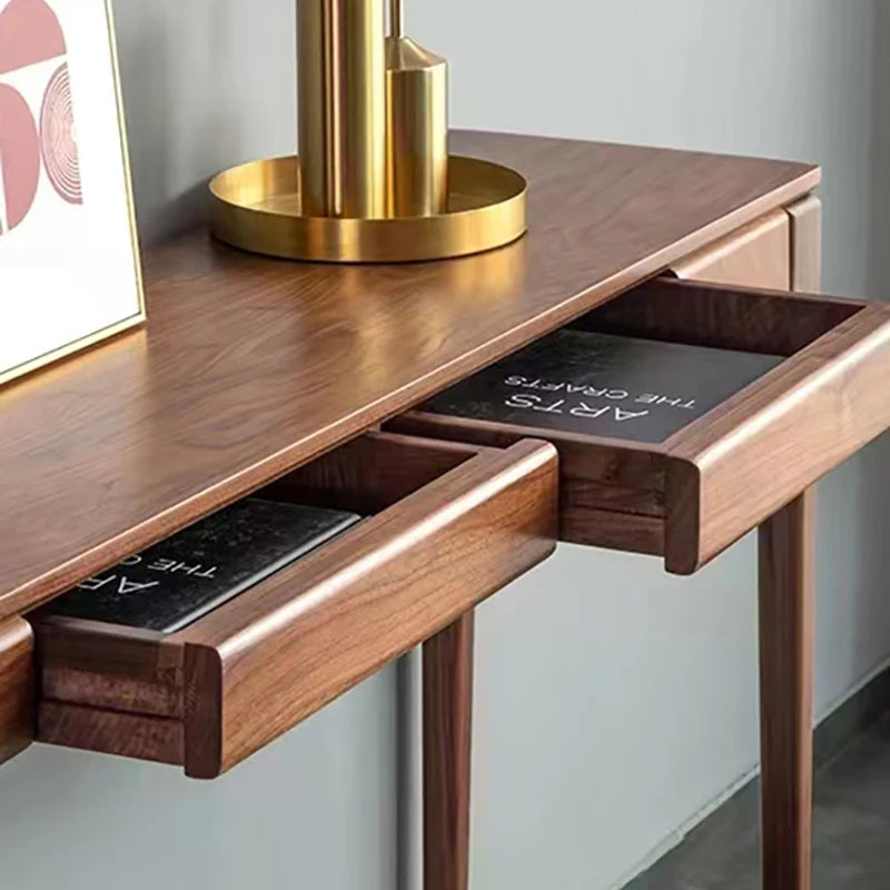 Classic Nordic Console Table Modern Minimalist Display Organizer Console Table Drawers Storage Tisch Wohnzimer Furniture