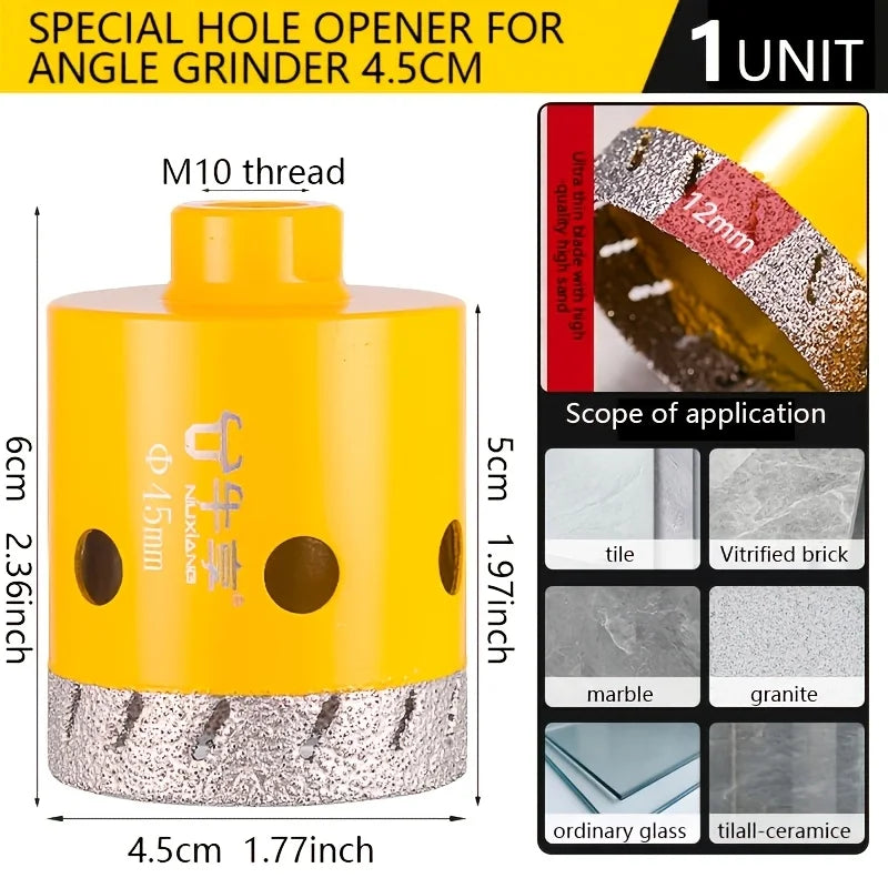 Diamond Drill Bits Set Ceramic Tile Hole Saw with Position Drill for Glass Marble Granite Stone Porcelain