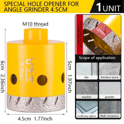 Diamond Drill Bits Set Ceramic Tile Hole Saw with Position Drill for Glass Marble Granite Stone Porcelain
