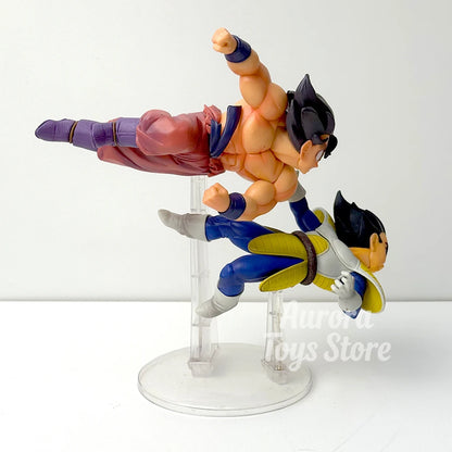 22.5cm/8.86in Anime Dragon Ball Z Figure Goku Vs Vegeta Action Figures Pvc Collection Model Toys for Gifts