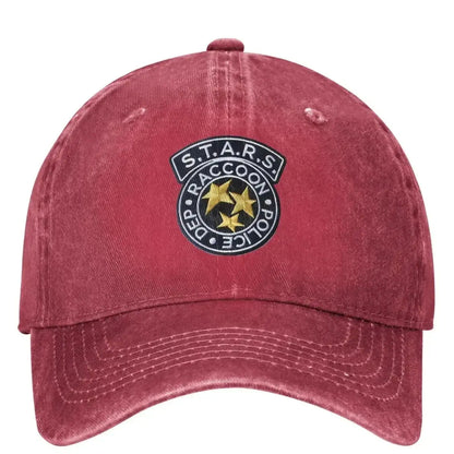 Stars Logo Baseball Cap Residents Evils Game Unisex Teens Design Hip Hop Hats Summer Y2k Retro Hiking Fishing Baseball Caps