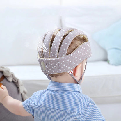 Baby Helmet Cap Newborn 6 18 Month Toddler Kids Adjustable Anti-impact Helmet Safety Baby Crawling Walking Head Protection Cap