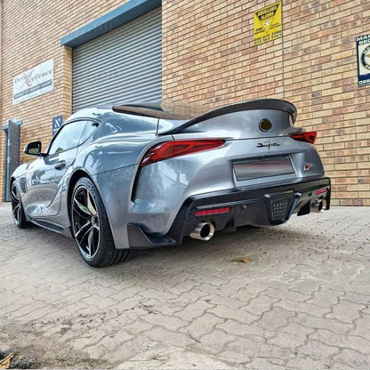 Real Carbon Fiber AG Style Spoiler For Toyota Supra GR MK5 A90 A91 Trunk Spoiler Flaps Rear Wing Car Trunk Diverter FRP