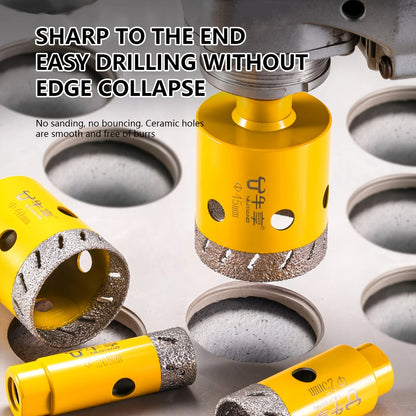 Diamond Drill Bits Set Ceramic Tile Hole Saw with Position Drill for Glass Marble Granite Stone Porcelain