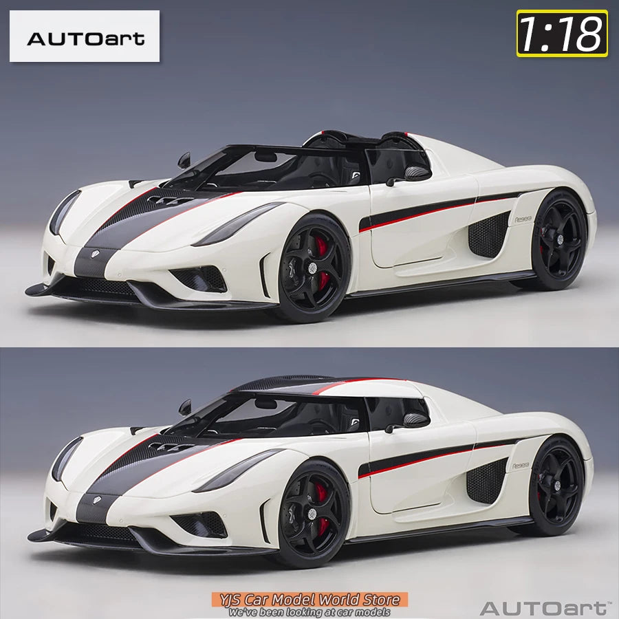 AUTOart model 1/18 Scale New  Koenigsegg Regera car model Static Decorative Items Holiday Gift Collection