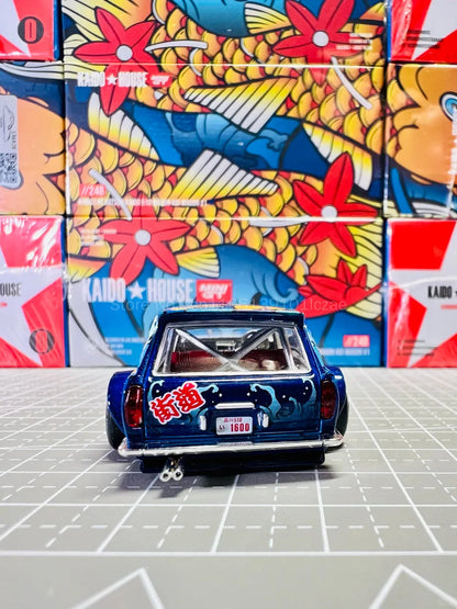 MINIGT Kaido House KHMG248 1:64 Alloy Diecast Datsun Kaido 510 Wagon Koi Wagon V1 Collectible Model Car Diecast Model 248 Chase