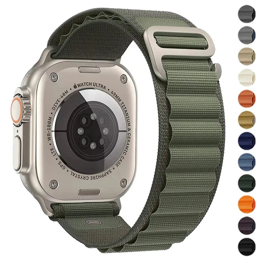 Alpine Loop Strap For Apple Watch Ultra 3 2 Band iWatch Series 11 10 SE 9 8 7 Sports Bracelet 49mm 46mm 45mm 44mm 41mm 40mm 42mm