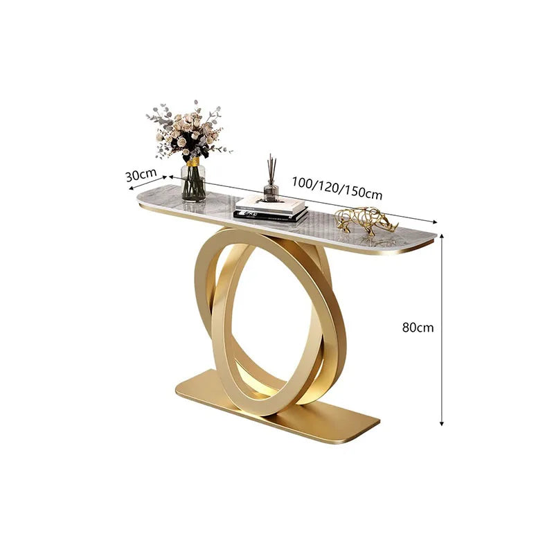 Luxury Trendy Console Table Curved Unique Beauty Elegant Console Table Nordic Design Console Meuble Living Room Furniture