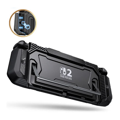 BEBONCOOL Pop-up protective case Upgraded Protective Cover Ergonomic Comfort PC Material Grip Shell Case For Switch 2
