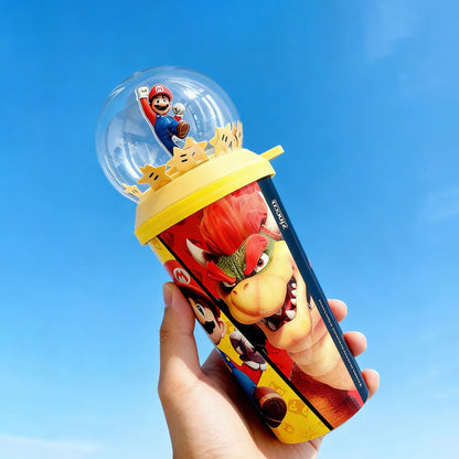 Super Mario Galaxy Movie Mushroom Cup Question Mark Popcorn Bucket Exclusive Cinema Collectible Gifts
