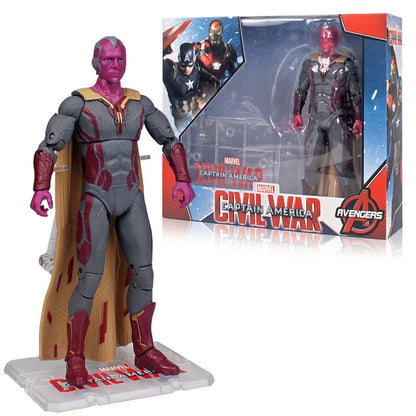 Zhongdong Marvel Avengers Super Heroes Action Figure Collectible Model Statue Desktop Decoration For Adult Marvel Fans
