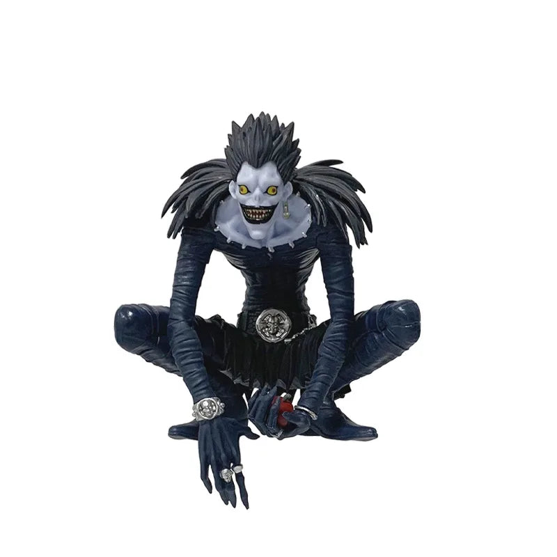 Death Note Anime 8-16cm Figure L Lawliet Ryuk Holding Apple Model for Halloween Ornament Figurine Fans Collection Christmas Gift