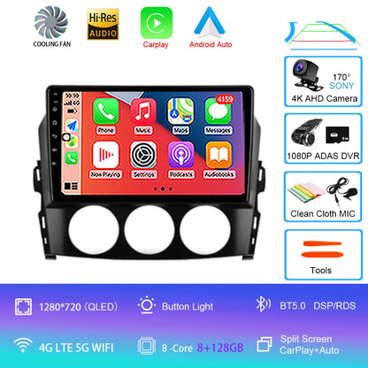 Android 16 Auto Car Radio Video Multimedia Player For Mazda Mx5 2005 - 2012 Navigation GPS Autoradio Head Unit Monitor Carplay