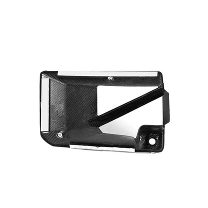 For BMW M2 G87 Base Coupe 2023-2025 Front Bumper Side Air Duct Vent Covers MP Style Fog Lamp Cover Carbon Look Glossy Black