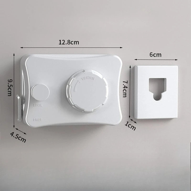 1pcs Retractable Clothesline Double Line Retractable Wall Mounted Washing Clothes Hanger Laundry Balcony Invisible Drying Lines