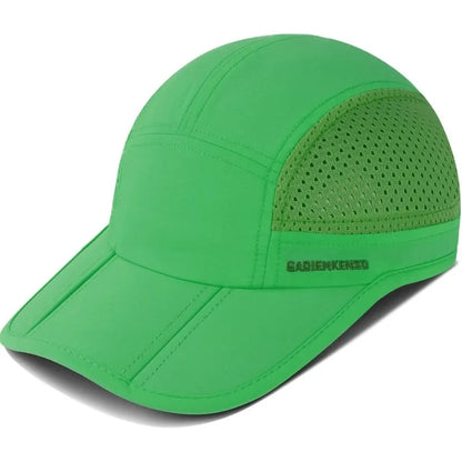 GADIEMKENSD Men Women Folding Climbing Peaked Cap Baseball Cap Outdoor Breathable Camping Hiking Quick Drying Trekking Sun Hat