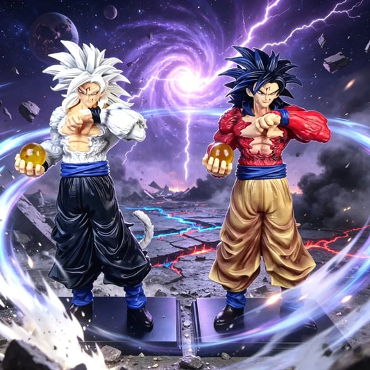 24cm Anime Figure Super Saiyan 4 Goku Dragon Ball Z Action Figures Pvc Statue Desktop Collection Model Toys Gifts