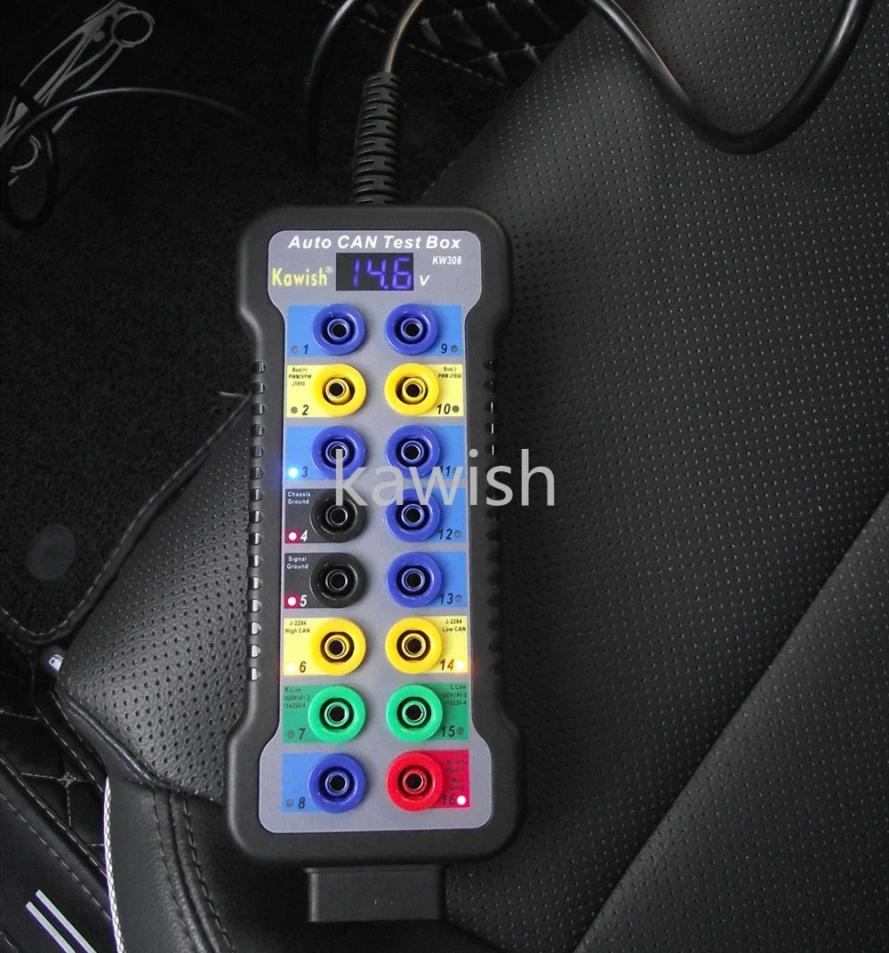 2026 OBDII Auto Car Break out Box Obd Breakout Box Car Protocol Detector with Pin out Car Obd2 Interface Monitor for Vehicle