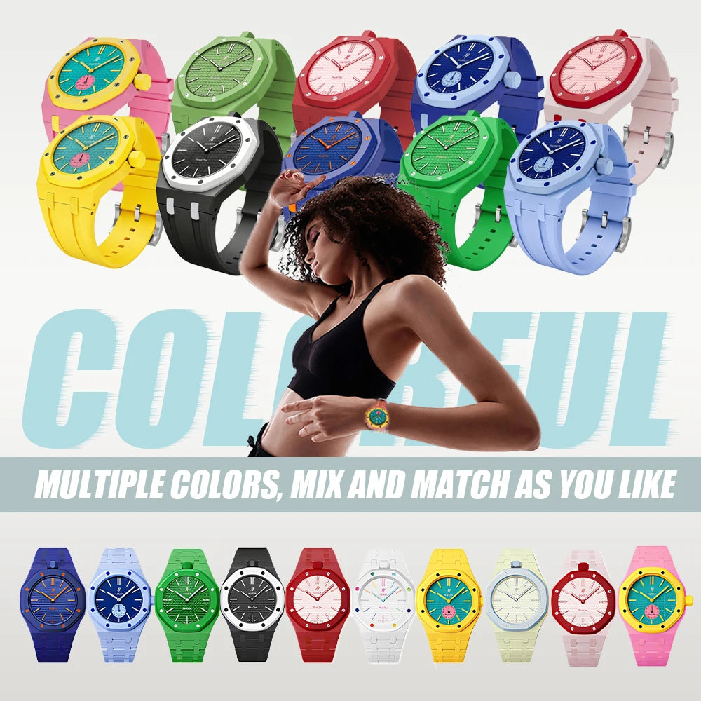Bioceramic Bracelet Royal Pop Strap for swatch ,ceramic belt case,40mm Sport Wristband adapter