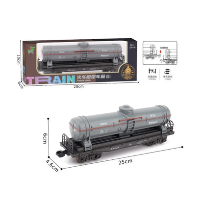 Vintage Steam Train Track Accessories Simulation Electric Train Model Retro Track Train Boy Toys Gift For Kids