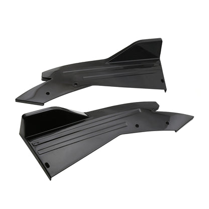 Car Rear Bumper Lip Splitter Universal Cars Side Fins Body Lip Spoiler Chin Skirt Protector Automobile Tuning Accessories