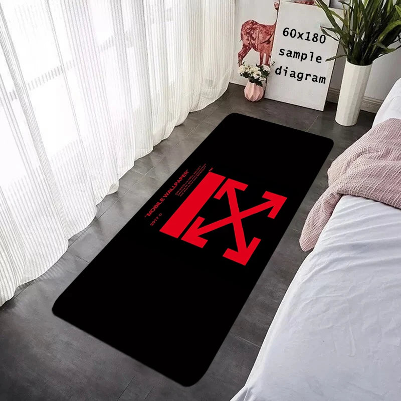 Door Mats Interior Bedside Foot Rug Welcome Floor Mat for Entryway Off-white Soft Hallway Carpet Kitchen Rugs Fluffy Home Decor