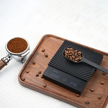 TIMEMORE Basic 3 Black Mirror Pour Over Coffee Scale Espresso Scale,Flow Rate, Auto Timer,Ratio, 3 Brewing Modes, 2kg Capacity