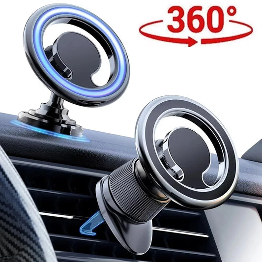 Magnetic Car Mobile Phone Holder Air Vent Car Phone Stand Strong Magnet Holder For Apple Magsafe For iPhone 17 16 Xiaomi Huawei