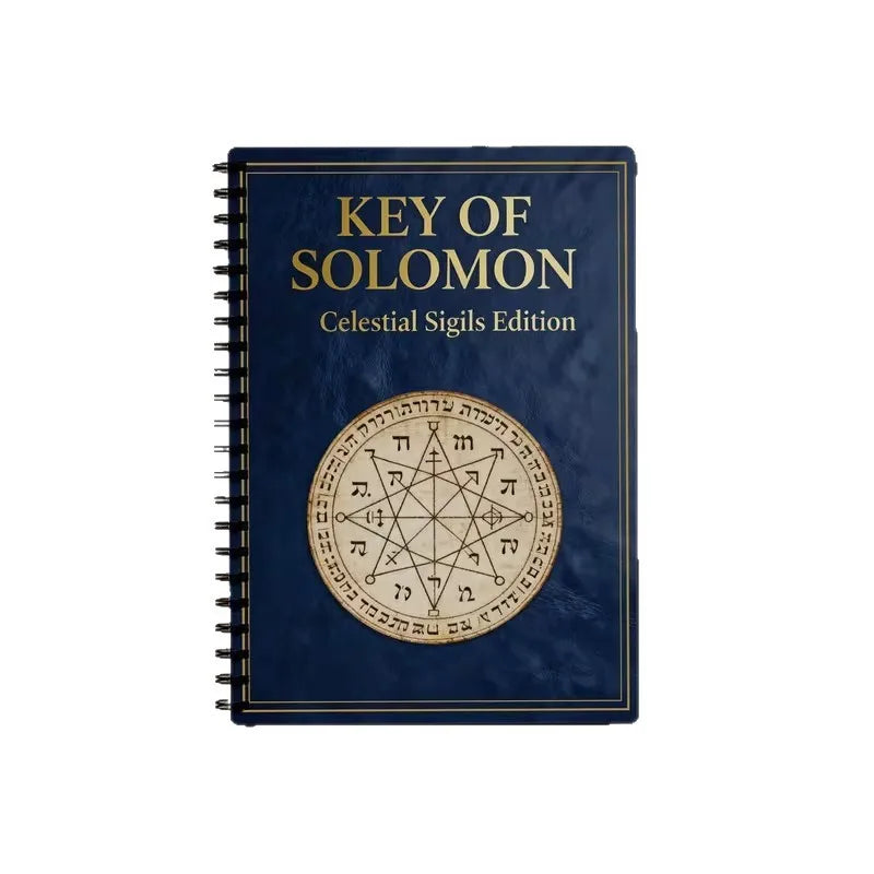 Solomon's Key of Solomon Seal Manual Complete Guide Books Magic Amulet Occult Witchcraft Spiritual Book for Meditation