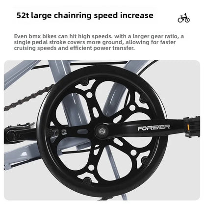 New forever Foldable Bicycle Adult Ultra Light Portable Trunk Bicycle 16inch