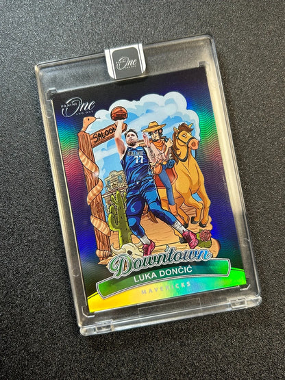 Homemade DIY DOWNTOWN Doncic Trae Young Kevin Durant James Ja Morant Wembanyama HOMEMADE Laser Collectible Boy's Gift Card Brick