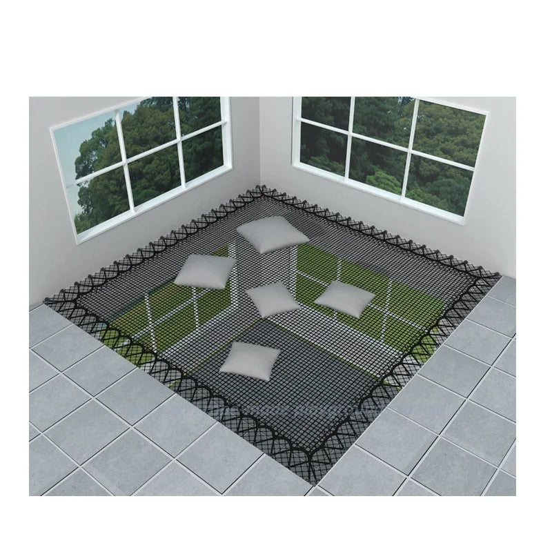 indoor and outdoor suspended DIY loft net bed hammock floor hammock for children and adults