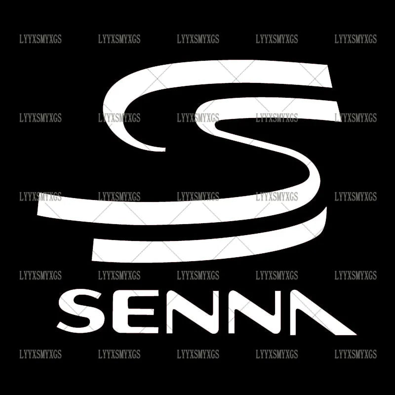 Self-Adhesive Custom Personality AYRTON SENNA Car Stickers Waterproof Sunscreen Vinyl Decal PVC wholesale Car Accessories