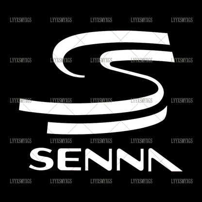 Self-Adhesive Custom Personality AYRTON SENNA Car Stickers Waterproof Sunscreen Vinyl Decal PVC wholesale Car Accessories