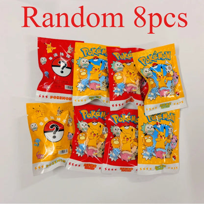 Pokemon Blind Bag Surprise Gift Rubber Cute Cartoon Stationery Lottery Gift